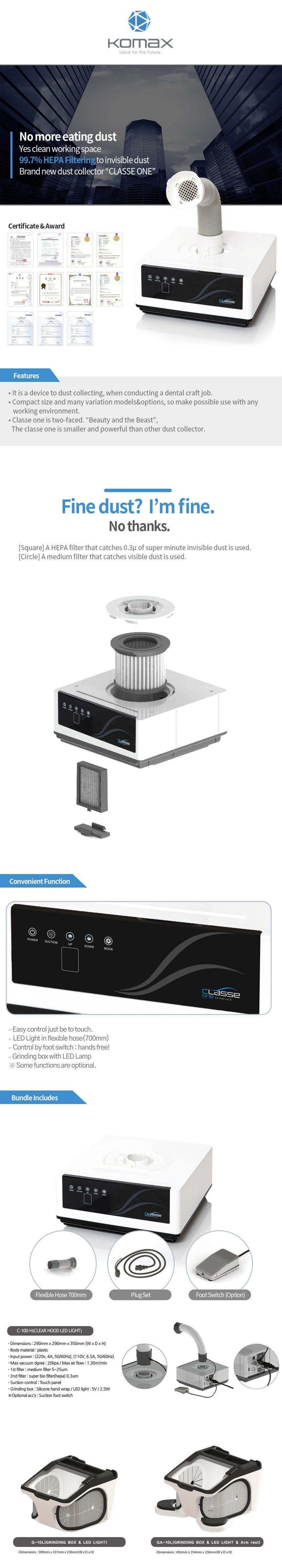 KO-MAX Dust Collector C-100-H