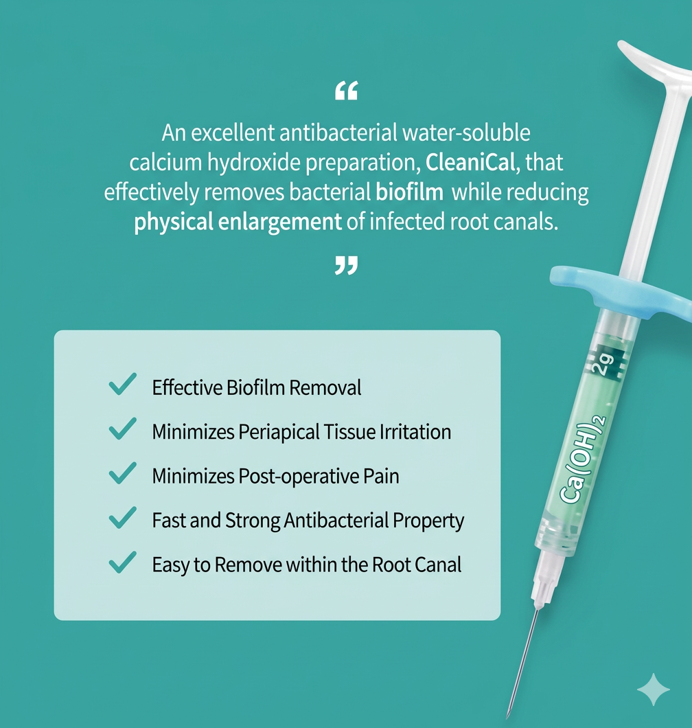 CleaniCal (Water-soluble calcium hydroxide medicament)
