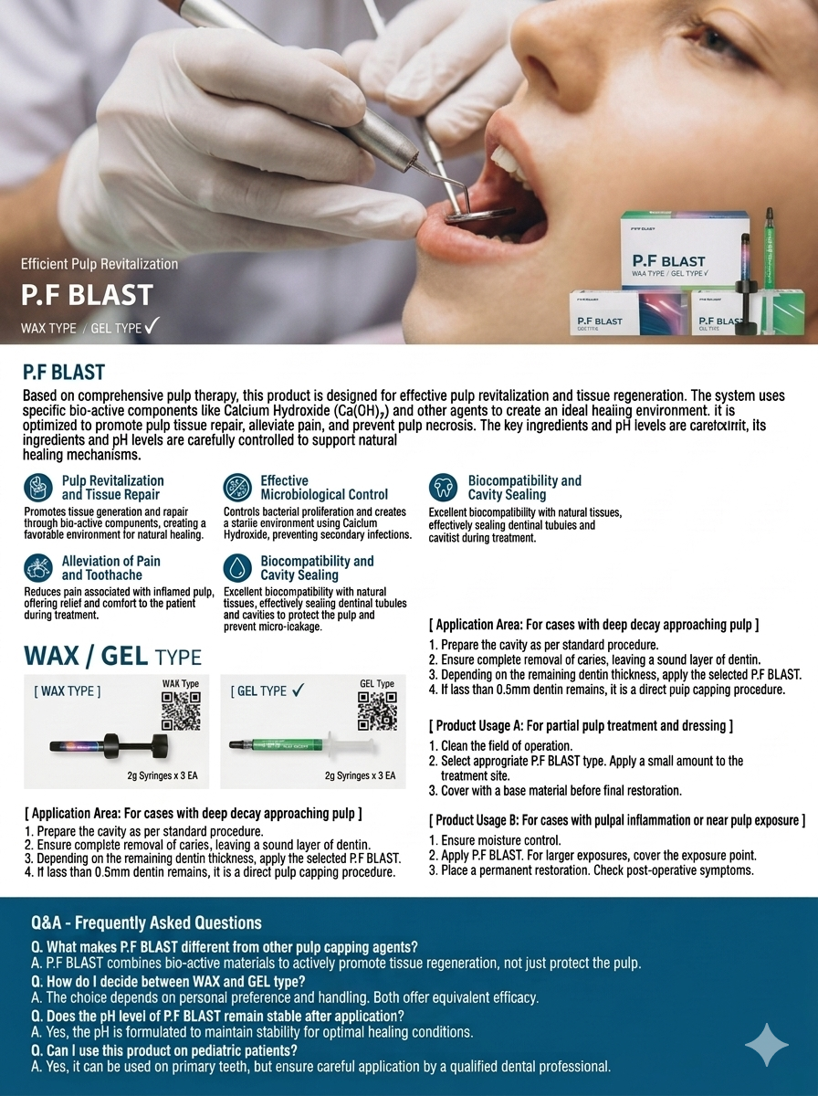 LUMINOUS P.F Blast (PULP FIX) Wax Type