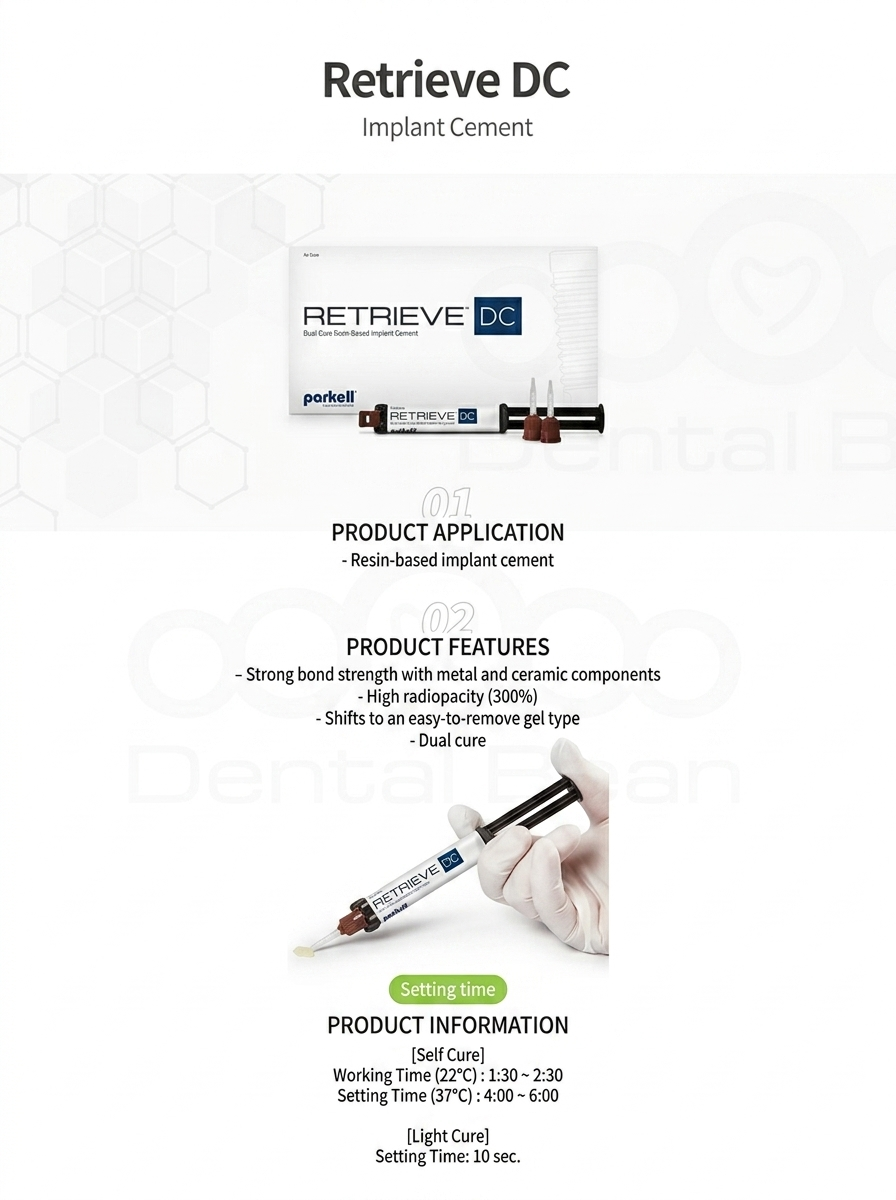 Retrieve DC Implant Cement