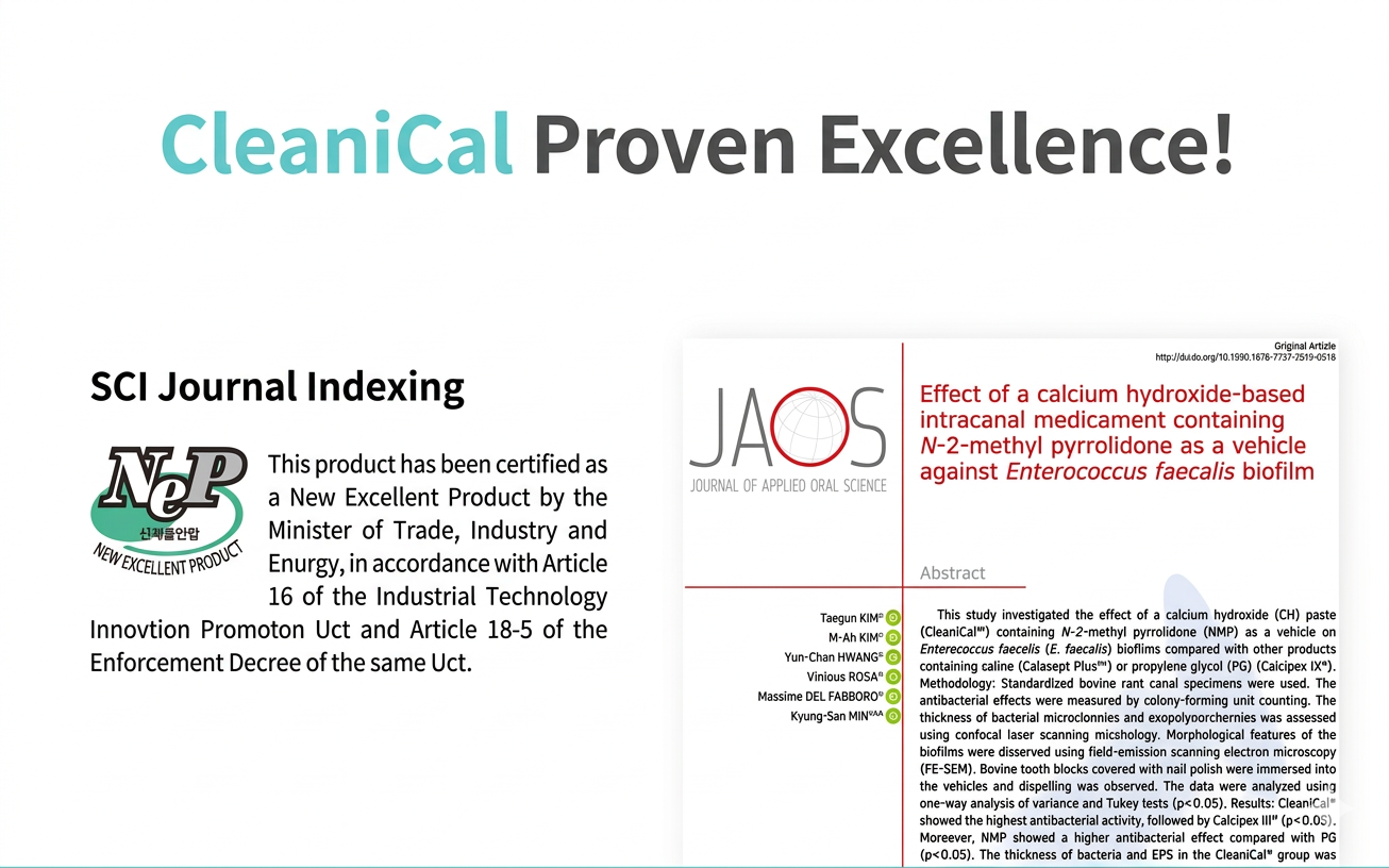 CleaniCal (Water-soluble calcium hydroxide medicament)