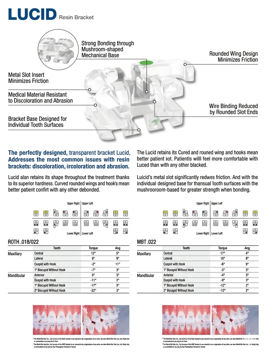 Lucid Resin Bracket (Roth 022)